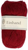 Lopi Einland wol bol 50 gram 8733 rood