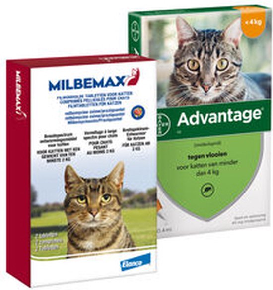 Preventiepakket Ontworming/Vlo-teek Kitten 2 - 4 kg