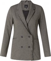 YEST Alara Blazer - Black Multi Colour - maat 42