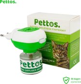 Pettos. Classic AntiStress Starterskit voor katten – Verdamper met navulling – 48ml