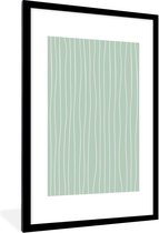 Motif rayures verticales ondulées 60x90 cm