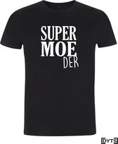 T-shirt | Moederdag | 2021 | Super (Moe)der - L