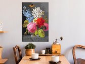 Doe-het-zelf op canvas schilderen - Bouquet in a Glass-40x60