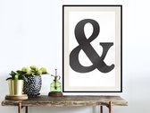 Poster - Ampersand (Black)-40x60