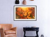 Artgeist - Schilderij - Golden Autumn - Multicolor - 90 X 60 Cm