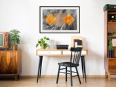 Artgeist - Schilderij - Agent Orange - Multicolor - 90 X 60 Cm