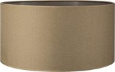 Home Sweet Home - lampenkap cilinder - transparant -  canvas - klassieke lampenkap - Ø50cm H25cm - E27 fitting - olijf - groen