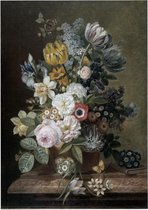 Stilleven met bloemen, Eelke Jelles Eelkema - Foto op Posterpapier - 29.7 x 42 cm (A3)
