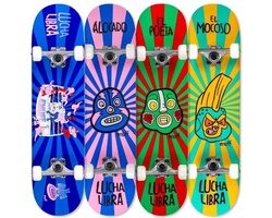 Enuff Lucha Libre Wrestling Complete Skateboard in Blauw