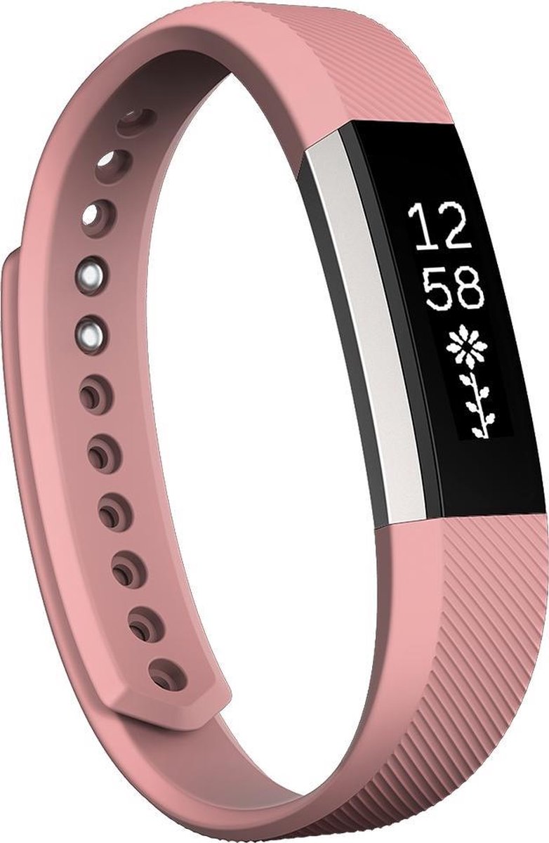 HIPFIT Siliconen bandje - Fitbit Alta (HR) - Roze - Large