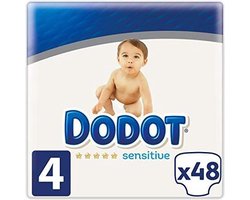 Wegwerpluiers Sensitive Dodot Maat 4 (48 uds)