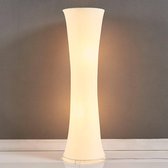 Lindby - vloerlamp - 2 lichts - stof, metaal - H: 123 cm - E27 - wit