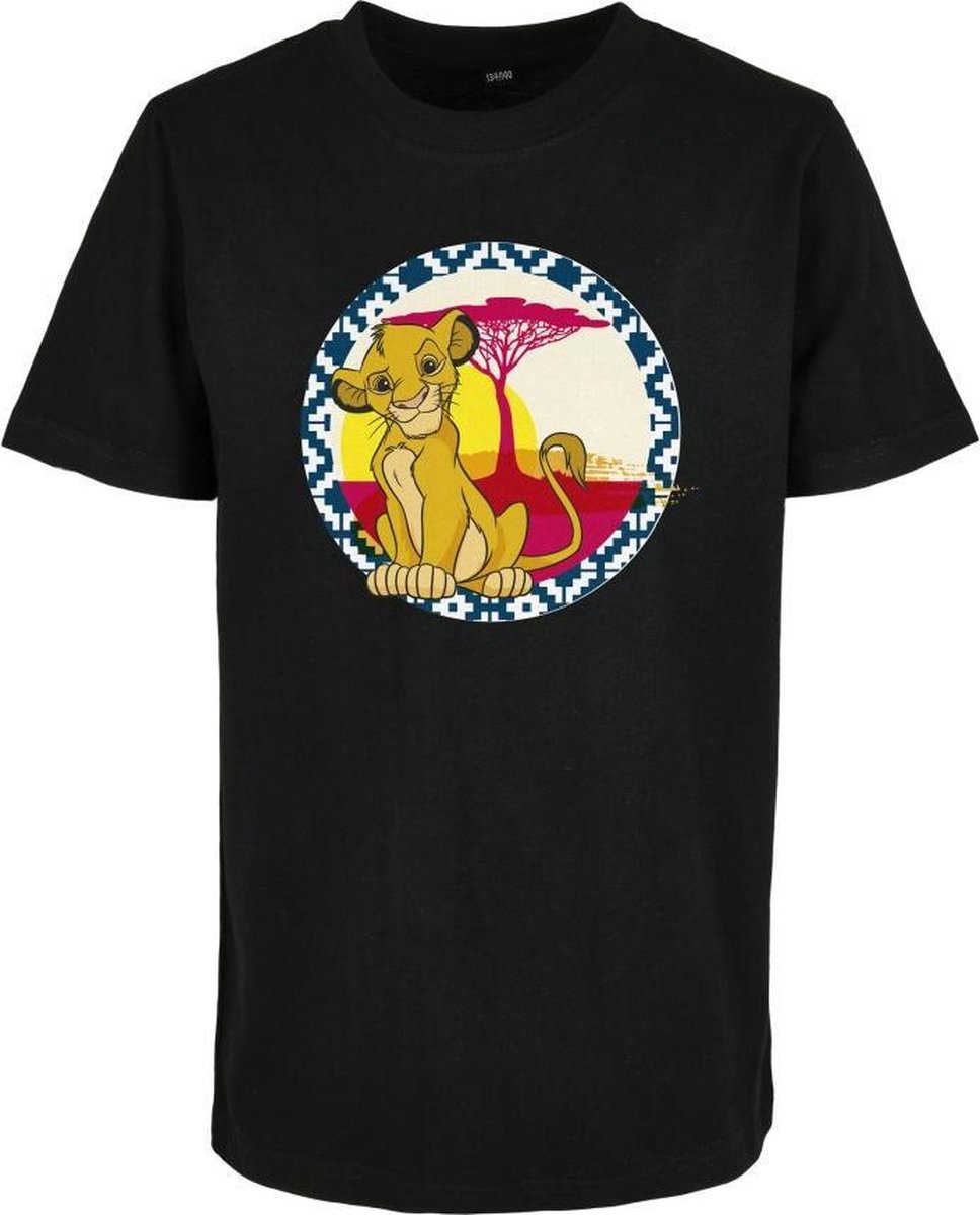 Disney The Lion King Kinder Tshirt -Kids 146- Simba Image Zwart
