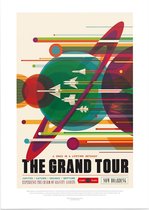 The Grand Tour (Visions of the Future), NASA/JPL - Foto op Forex - 30 x 40 cm