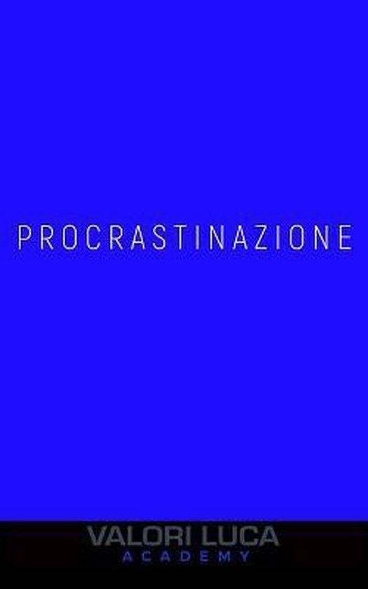Procrastinazione - cover