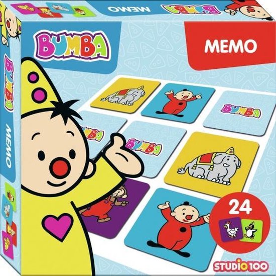 Afbeelding van het spel Bumba - Kaartspel - memo - met 24 kaartjes