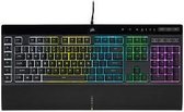 Corsair K55 RGB Toetsenbord - Bedraad Gaming toetsenbord AZERTY - Zwart