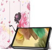 Hoes Geschikt voor Samsung Galaxy Tab A7 Lite Hoes Luxe Hoesje Book Case - Hoesje Geschikt voor Samsung Tab A7 Lite Hoes Cover - Elfje