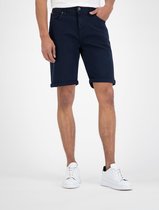 Purewhite -  Heren Slim Fit   Korte Broek  - Blauw - Maat 31