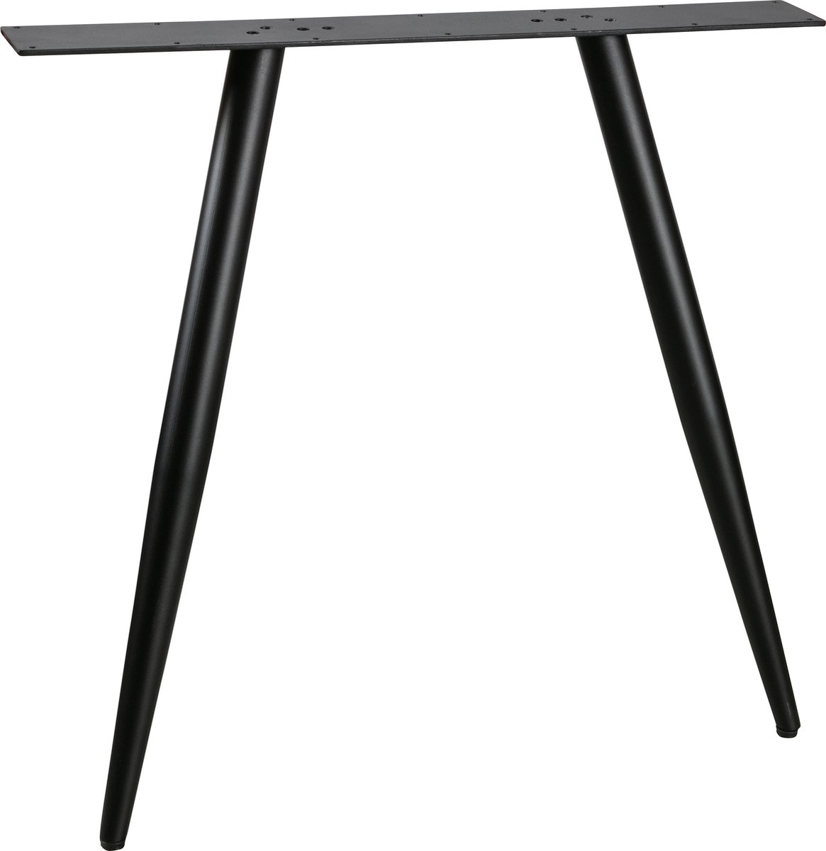 WOOOD Tablo 2-Standen Poot Conisch 1 Stuks - Metaal - Zwart - 72x79x10