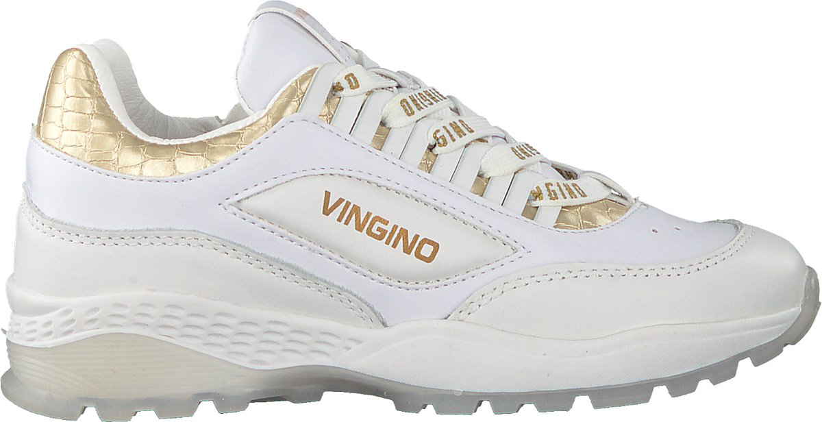 Vingino Fenna Lage sneakers - Leren Sneaker - Meisjes - Wit - Maat 39 |  bol.com