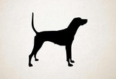 Silhouette hond - Tennessee Treeing Brindle - XS - 25x27cm - Zwart - wanddecoratie