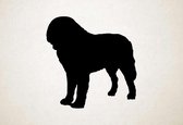 Silhouette hond - St Bernard - XS - 26x25cm - Zwart - wanddecoratie