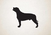 Silhouette hond - Perro De Presa Mallorquin - XS - 24x30cm - Zwart - wanddecoratie