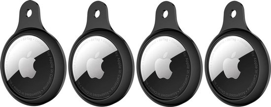 Lot de 4 étuis Airtag Apple en silicone de qualité supérieure