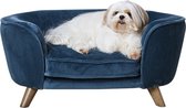 Enchanted hondenmand / sofa romy peacock blauw - 67,5x40,5x30,5 cm - 1 stuks