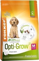 Fokker opti-grow puppy / junior medium - 13 kg - 1 stuks