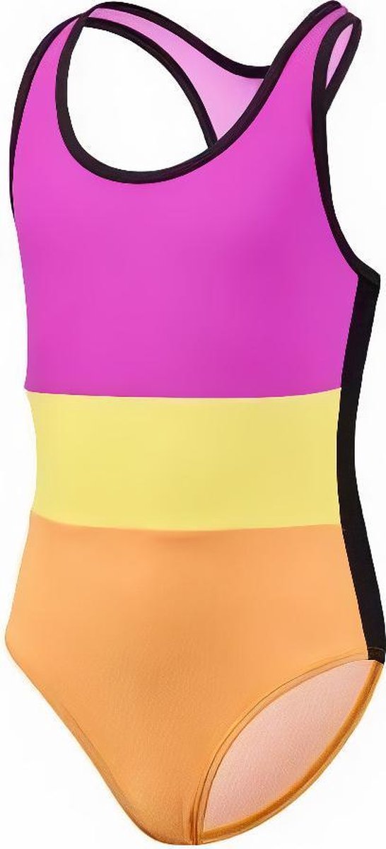 Beco Zwempak Pop Colour Meisjes Polyamide Roze/oranje Maat 164