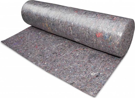 HBM Stucloper vilt, vloerbescherming 25 meter x 1 meter Breed