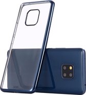 Voor Huawei Mate 20 Pro GEBEI Plating TPU schokbestendige beschermhoes (blauw)