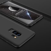 GKK voor Galaxy S9 + Three Stage Splicing 360 graden volledige dekking PC-beschermhoes achterkant (zwart)