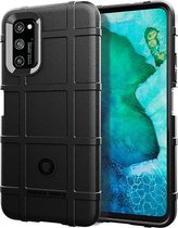 Voor Huawei Honor V30 Pro Full Coverage Shockproof TPU Case (Zwart)