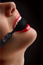 Silicone Ball Gag - Black - Gags -