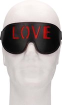 Ouch! Blindfold - LOVE - Black - Masks -