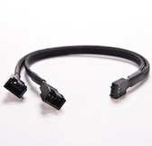 Akasa Flexa FP5S PWM Fan Splitter Cable - 45cm, Powers 5 Fans From One Header - View #13