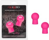 Nipple Play® Silicone Advanced Nipple Suckers - Pink - Clit & Nipple Suckers -