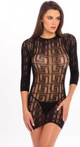 Transparant Jurkje Reckless - Zwart - S/L
