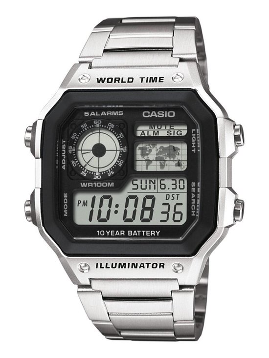 Casio Collection Men AE-1200WHD-1AVEF Heren Horloge - 42 mm