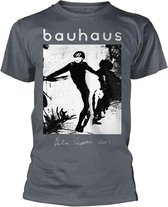Bauhaus Heren Tshirt -S- Bela Lugosi's Dead Grijs