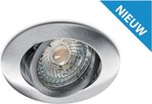 Norton LED inbouwspot  GU10 fitting 230V dimbaar 1 stuks mat chroom.