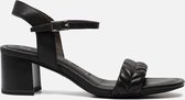 Tamaris Sandalen met hak zwart - Maat 37