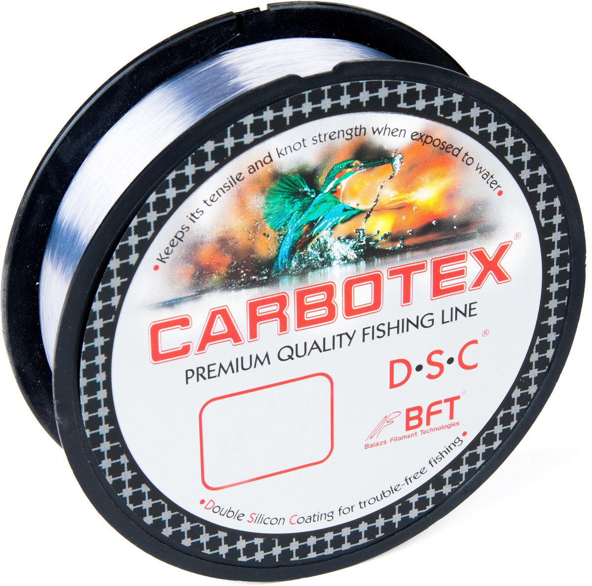 Carbotex D-S-C - Nylon - 0.18 mm - 3.3 kg - 500 m - Vislijn - Visdraad
