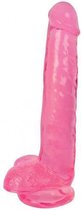 Dildo Met Ballen 20 CM - Cherry Ice