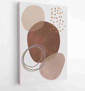 Minimal and Gold abstract wall arts vector collection. 1 - Moderne schilderijen – Vertical – 1875548146 - 50*40 Vertical