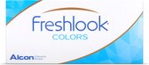 -2.00 - FreshLook® COLORS Hazel - 2 pack - Maandlenzen - Kleurlenzen - Hazel