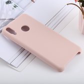 HONOR 8X Hoesje - Mobigear - Rubber Touch Serie - Hard Kunststof Backcover - Roze - Hoesje Geschikt Voor HONOR 8X